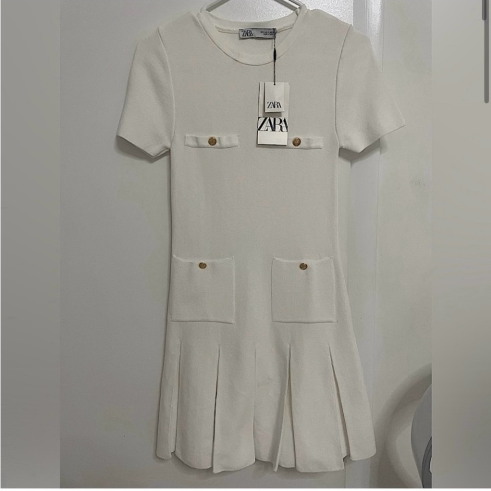 Zara Cream Knit dress
